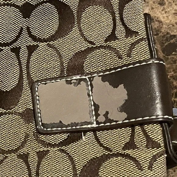 Coach Brown and Tan Women's Bag - Picture 8 of 9